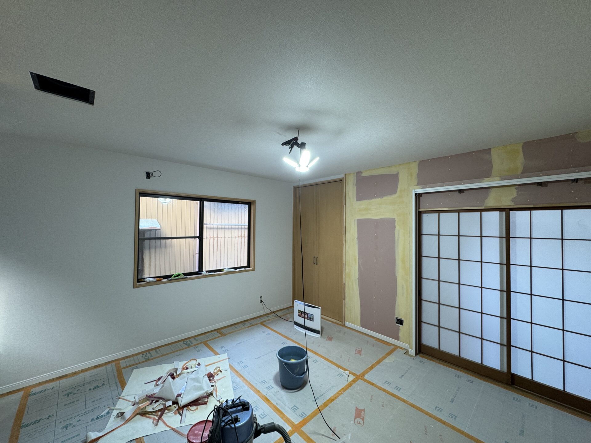 三条市│使用していない和室を活かし、これからの子供部屋へ。の施工写真7